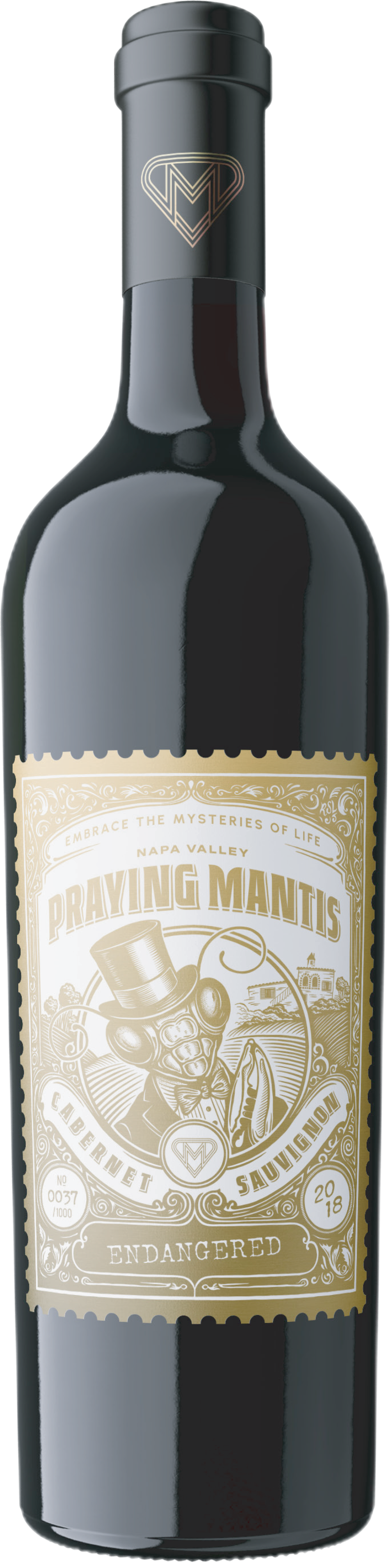 2018 Praying Mantis - In the stillness of a vineyard morning, the praying mantis waits – poised, patient, deliberate. Its presence is a quiet reminder that true strength often hides in stillness, and that mastery is born not of speed, but of intention.